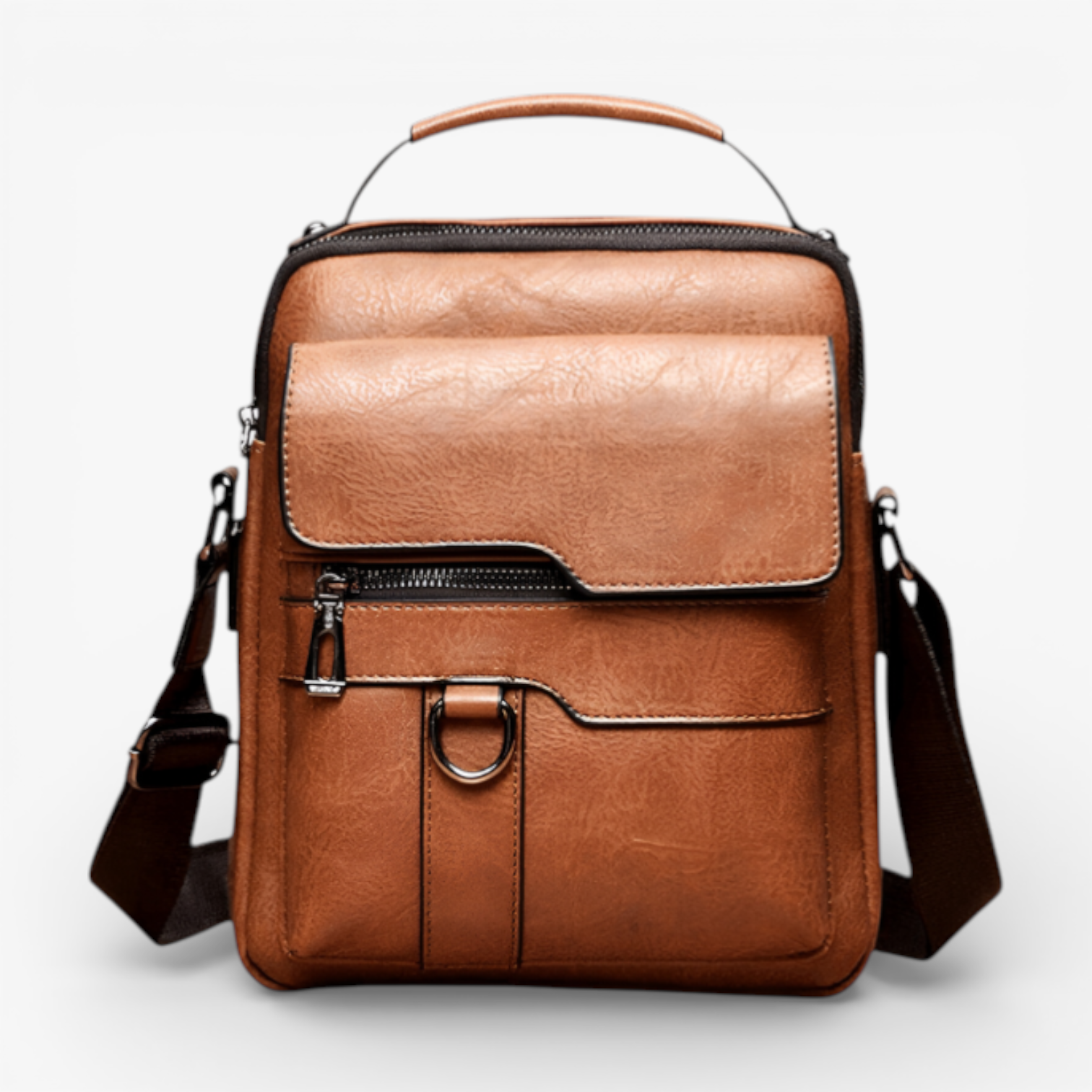 Borsa Messenger Multicolore Compatta Uomo — Varese, immagine 2