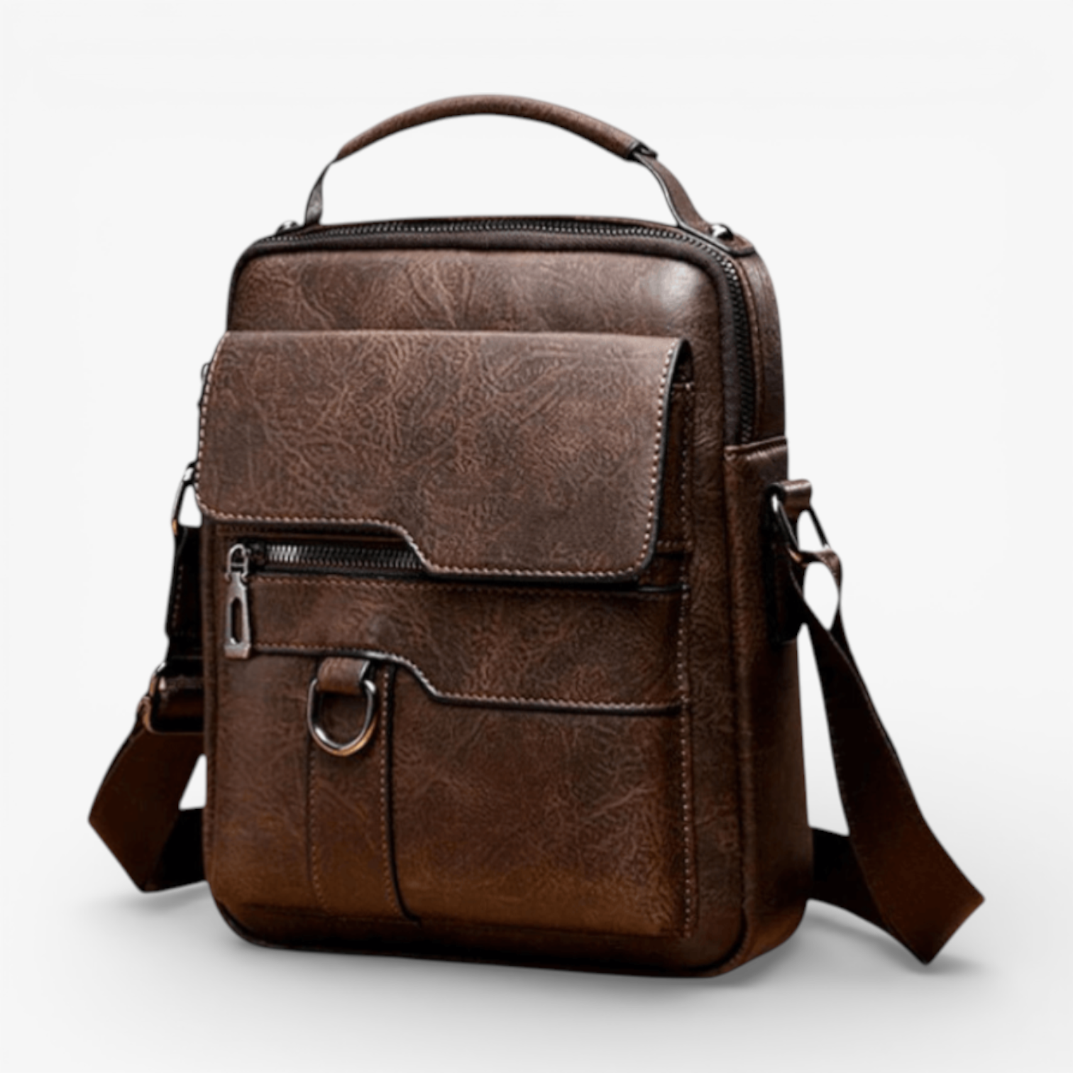 Borsa Messenger Multicolore Compatta Uomo — Varese, immagine 3