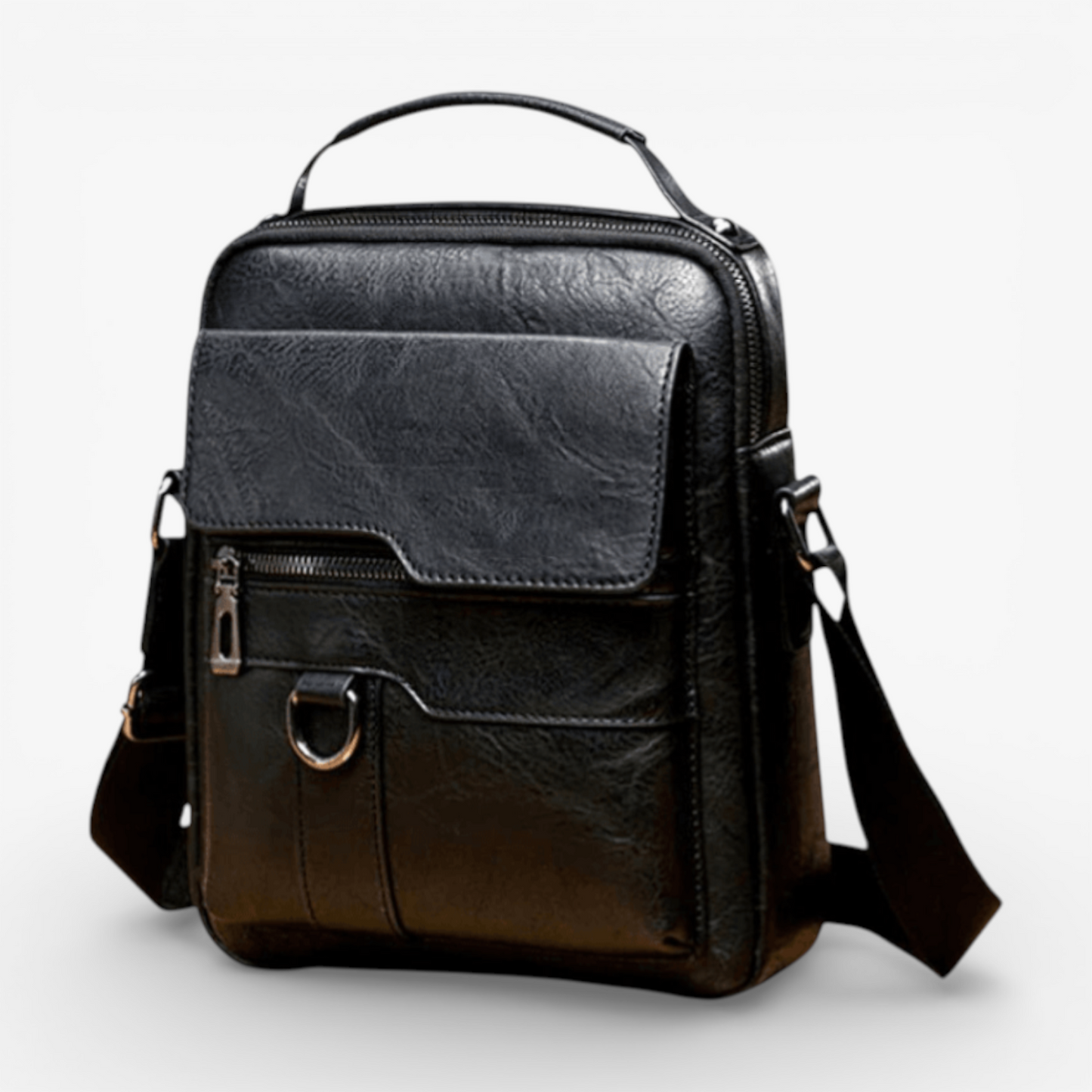 Borsa Messenger Multicolore Compatta Uomo — Varese, immagine 4