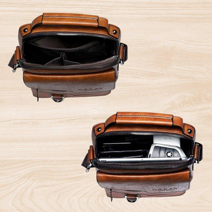 Borsa Messenger Multicolore Compatta Uomo — Varese, immagine 5