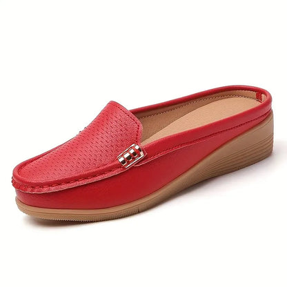 Lena | Comfortable moccasin mules with orthopaedic footbed