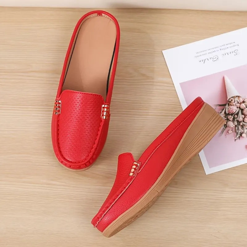 Lena | Comfortable moccasin mules with orthopaedic footbed