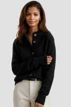 Cardigan Donna | Collo Alto & Bottoni Frontali