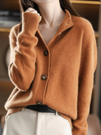 Cardigan Donna | Collo Alto & Bottoni Frontali