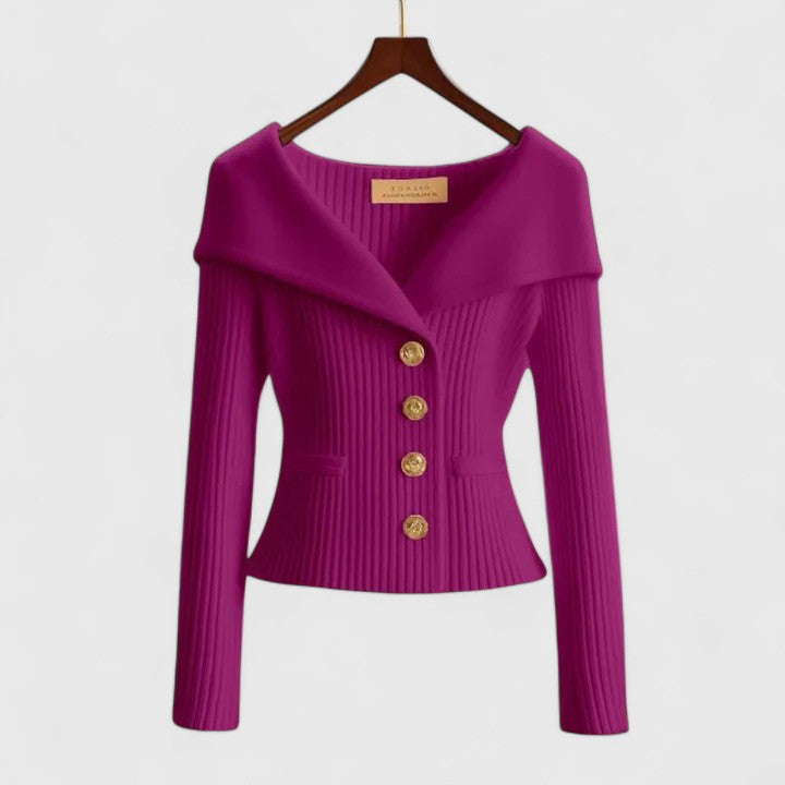 Cardigan Donna | Collo Ampio & Linea Sfiancata