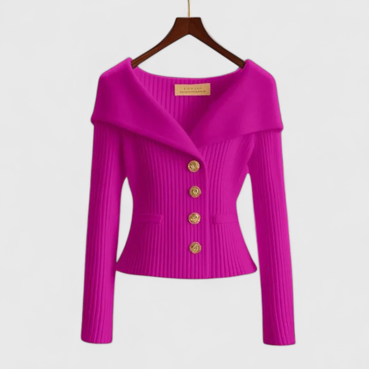 Cardigan Donna | Collo Ampio & Linea Sfiancata