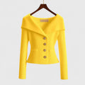 Cardigan Donna | Collo Ampio & Linea Sfiancata