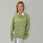 Cardigan Donna | Oversize con Chiusura Asimmetrica & Comfort