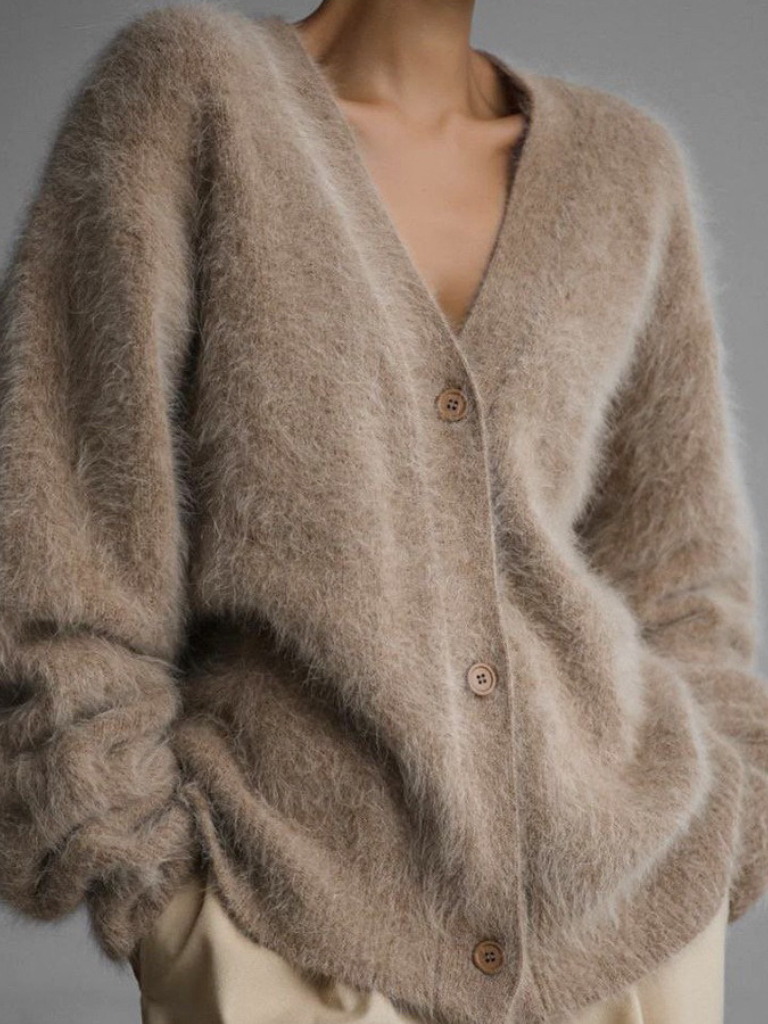 Cardigan Donna | Scollo a V & Vestibilità Oversize