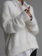 Cardigan Donna | Scollo a V & Vestibilità Oversize