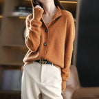 Cardigan Da Donna Con Colletto E Bottoni Frontali, immagine 5