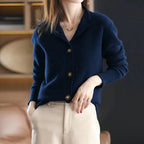 Cardigan Da Donna Con Colletto E Bottoni Frontali, immagine 6