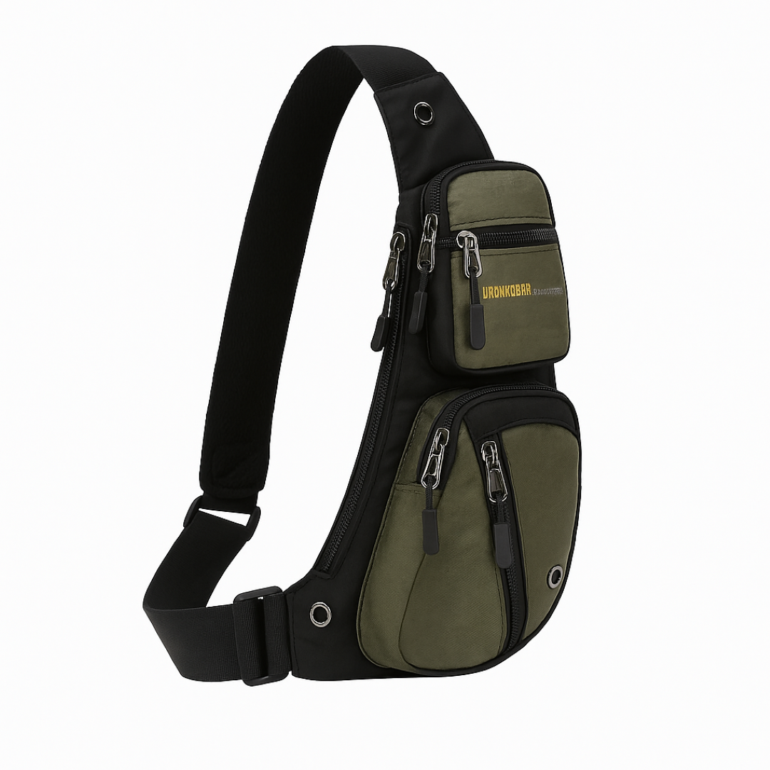 Borsa Monospalla Multicolore Multitasche Unisex — Trail, immagine 5