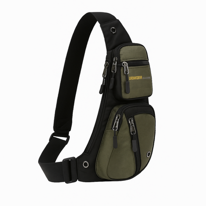 Borsa Monospalla Multicolore Multitasche Unisex — Trail, immagine 5