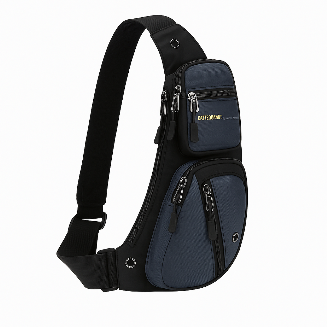 Borsa Monospalla Multicolore Multitasche Unisex — Trail, immagine 1