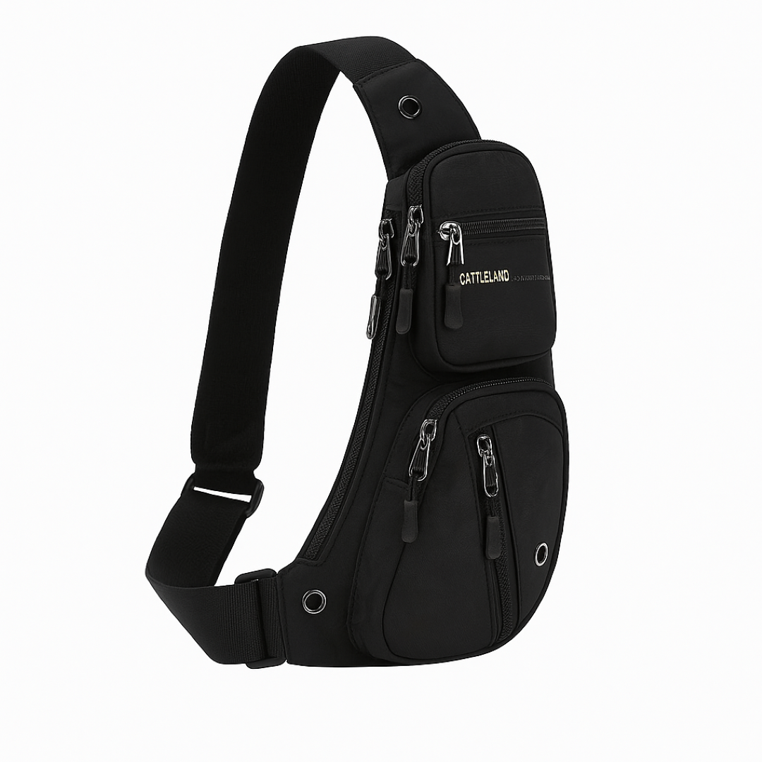 Borsa Monospalla Multicolore Multitasche Unisex — Trail, immagine 4