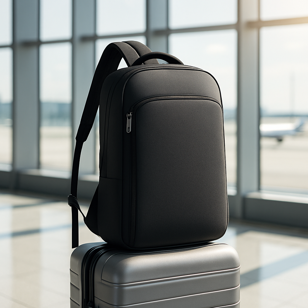 Zaino Multicolore Slim Porta Laptop Donna — Sottile, immagine 11