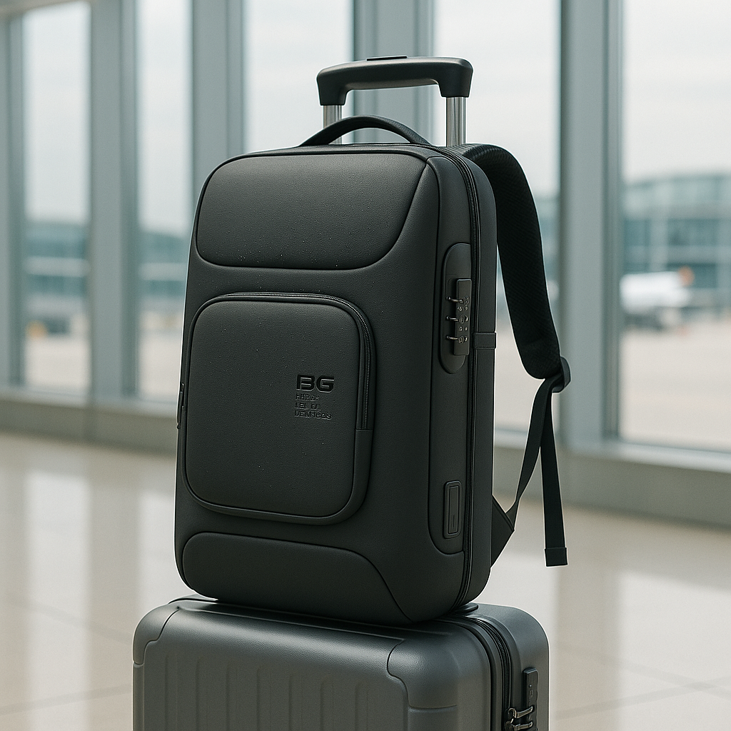 Zaino Multicolore Porta Laptop Con USB Uomo — Bergamo, immagine 9