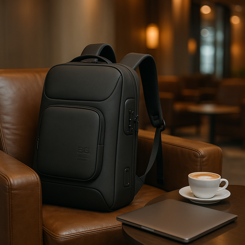 Zaino Multicolore Porta Laptop Con USB Uomo — Bergamo, immagine 7