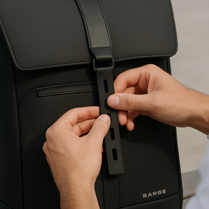 Zaino Da Viaggio Nero Porta Laptop Uomo — Business, immagine 7