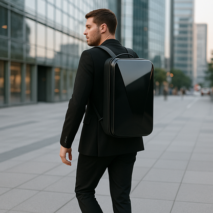 Zaino Rigido Multicolore Porta Laptop Unisex — Garda, immagine 7