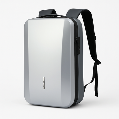 Zaino Rigido Multicolore Con USB Unisex — Scudo, immagine 3