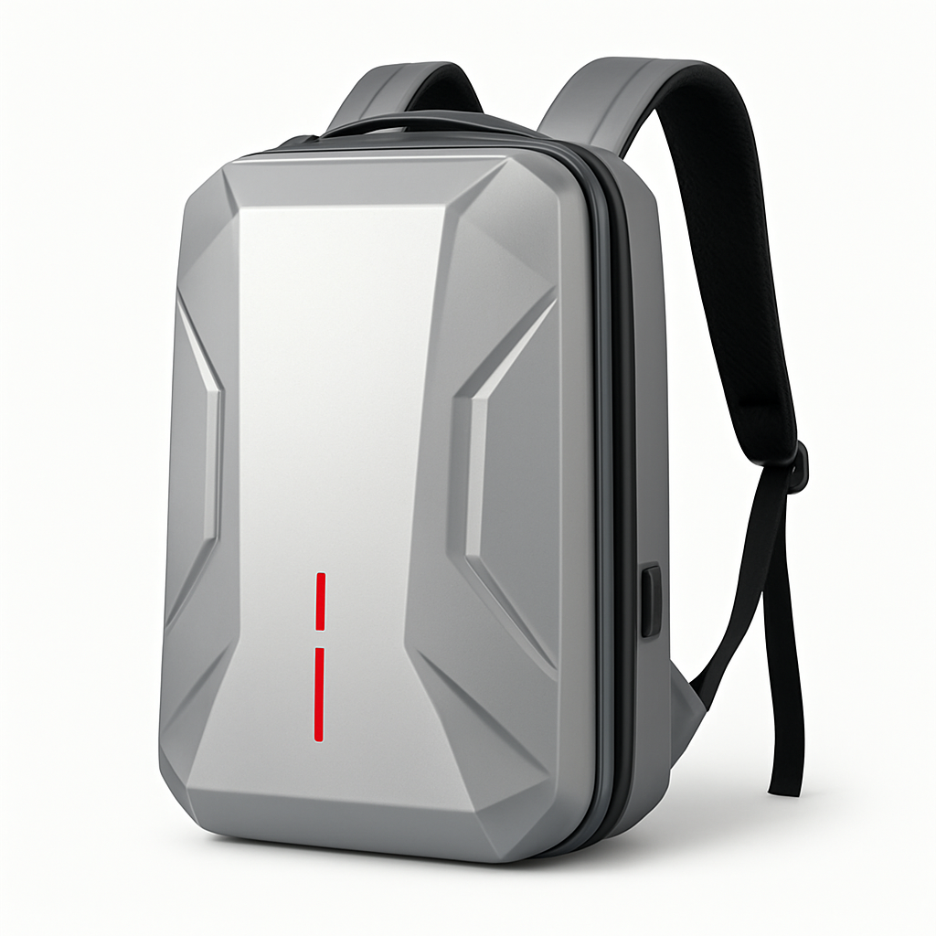 Zaino Rigido Multicolore Porta Laptop Uomo — Prisma, immagine 2