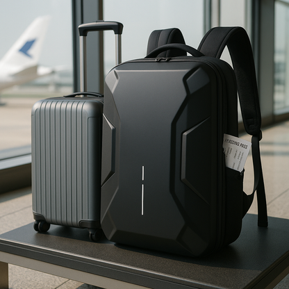 Zaino Rigido Multicolore Porta Laptop Uomo — Prisma, immagine 3