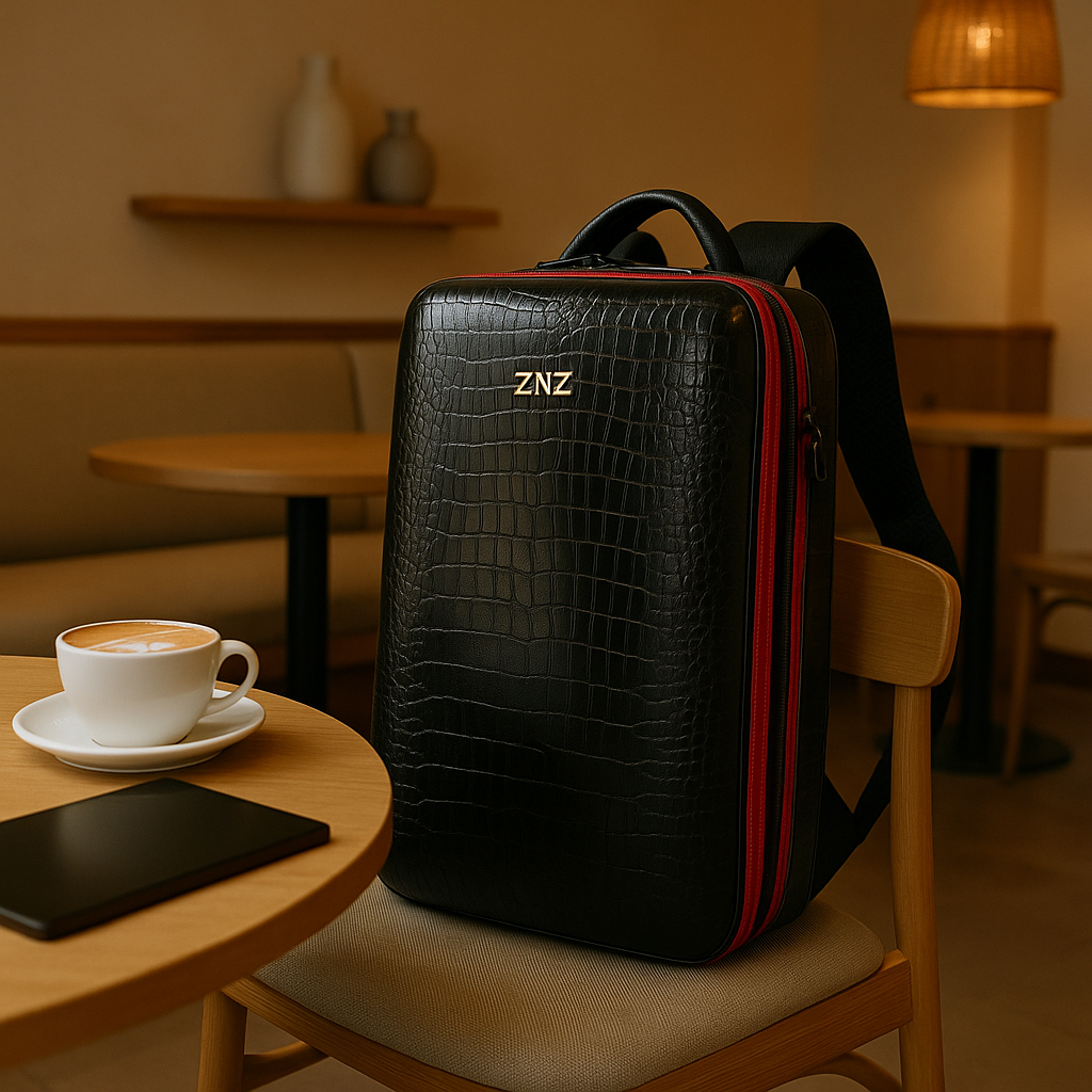 Zaino Multicolore Espandibile Con USB Unisex — Ufficio, immagine 9