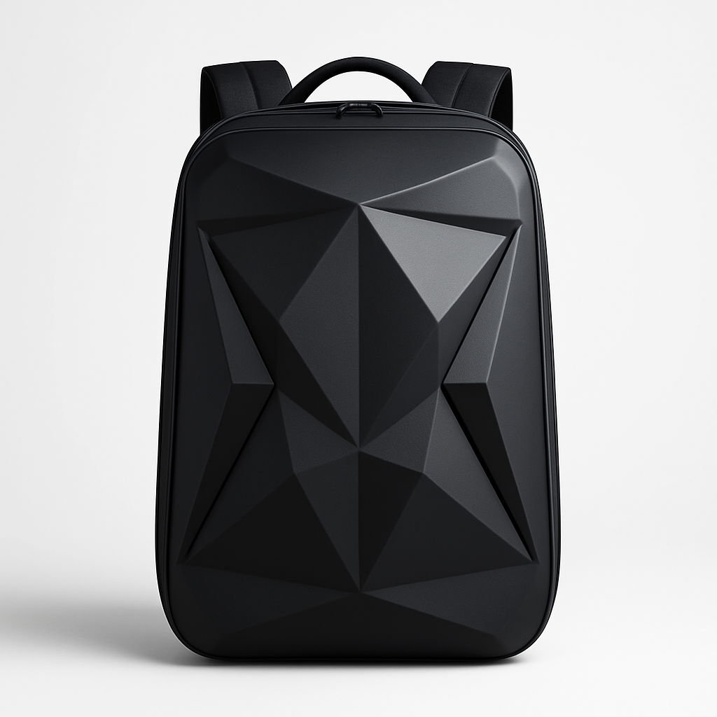 Zaino Rigido Multicolore Geometrico Uomo — Diamante, immagine 1