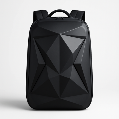 Zaino Rigido Multicolore Geometrico Uomo — Diamante, immagine 1
