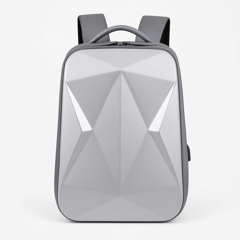 Zaino Rigido Multicolore Geometrico Uomo — Diamante, immagine 2