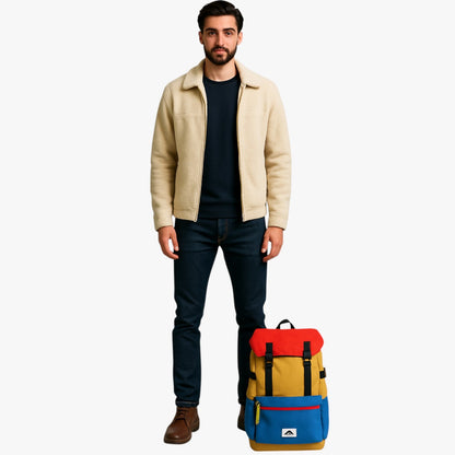 Zaino Multicolore Da 48 Cm Uomo — Colore, immagine 4