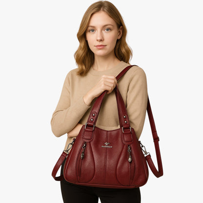 Borsa Tote Multicolore Multiscomparto Donna — Verona, immagine 4