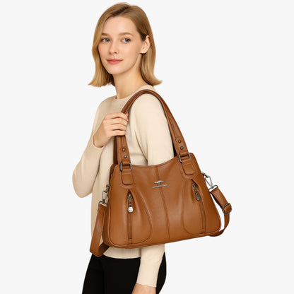 Borsa Tote Multicolore Multiscomparto Donna — Verona, immagine 3
