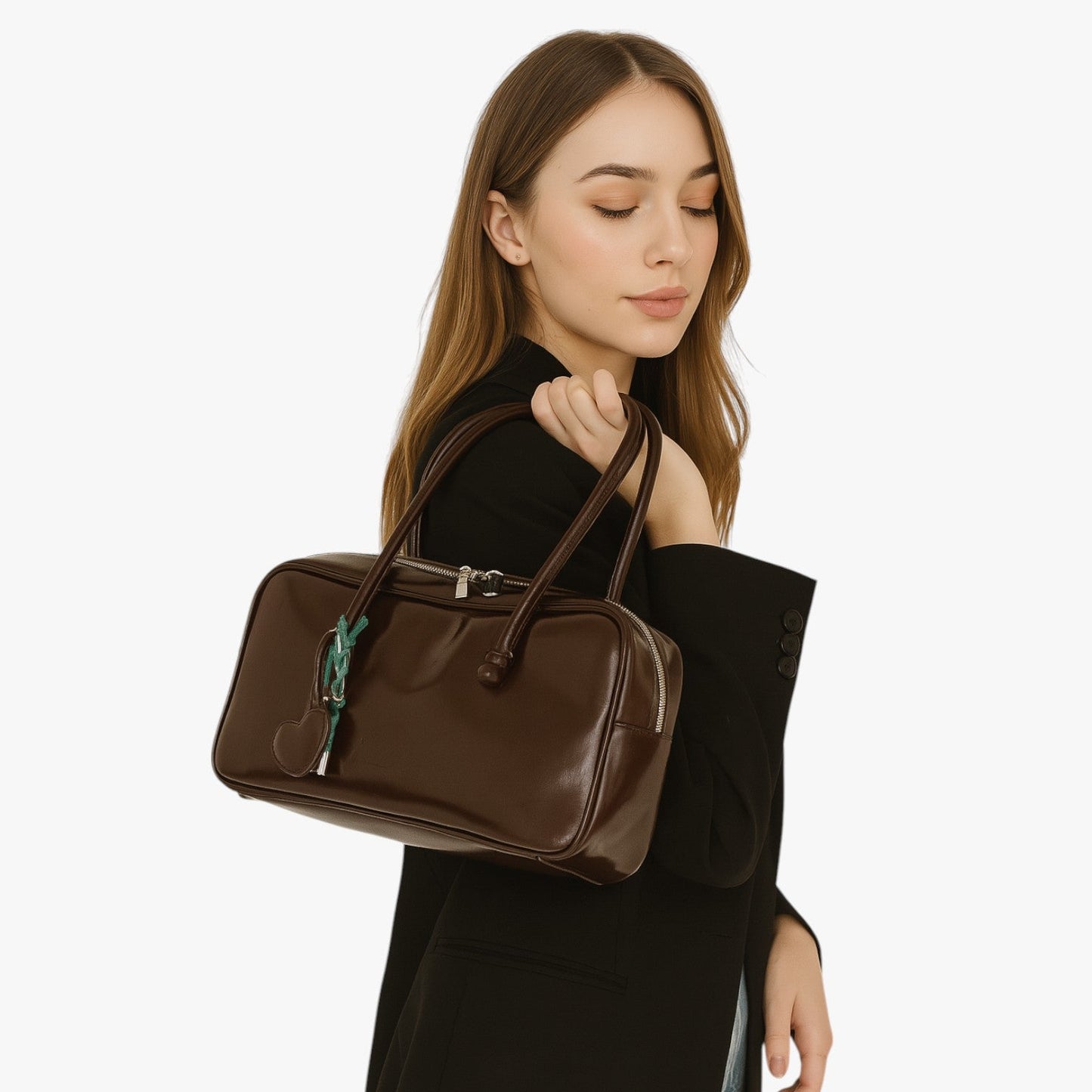 Borsa Tote Multicolore Con Tracolla Donna — Oderzo, immagine 2