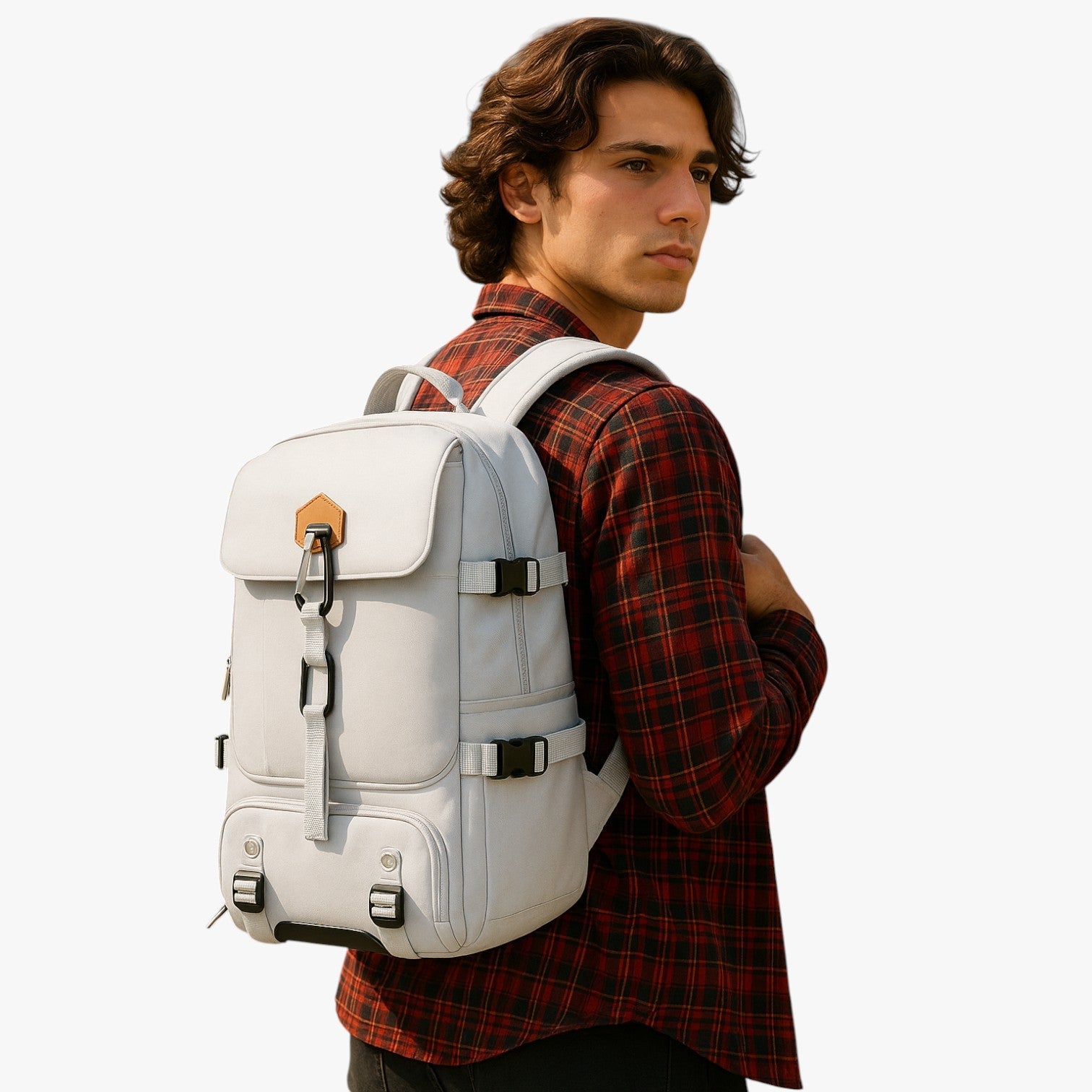 Zaino Multicolore Capiente Uomo — Campus, immagine 2