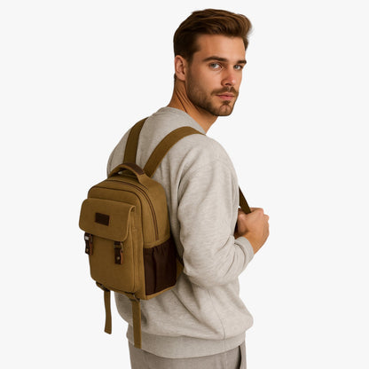 Mini Zaino Multicolore In Tela Uomo — Como, immagine 7