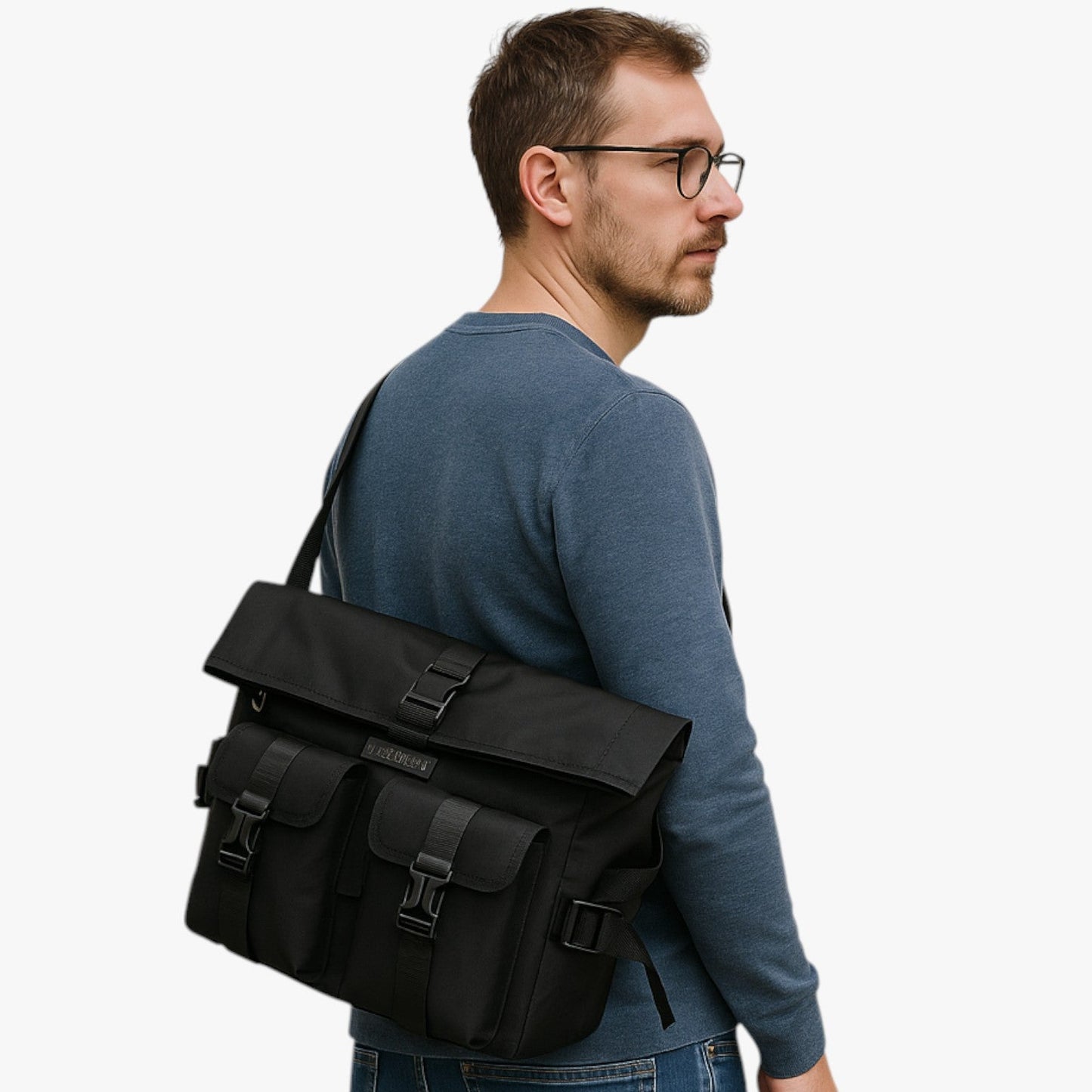 Marsupio Nero Multitasche Unisex — Bolzano, immagine 3
