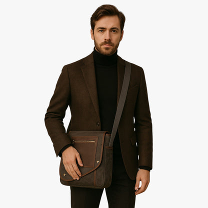 Borsa Messenger Gialla Multitasche Uomo — Caltagirone, immagine 3