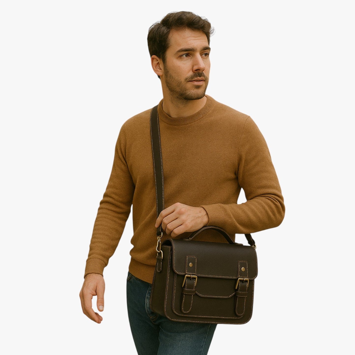 Borsa Messenger Multicolore Antifurto Unisex — Lecce, immagine 3
