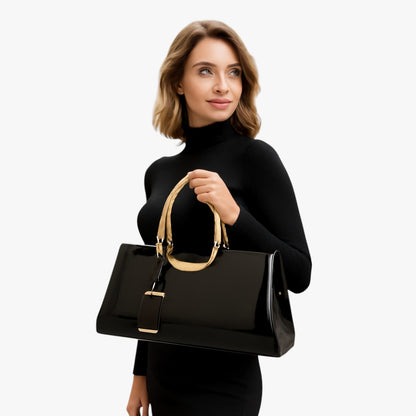 Borsa A Mano Multicolore Lucida Donna — Bellagio, immagine 2