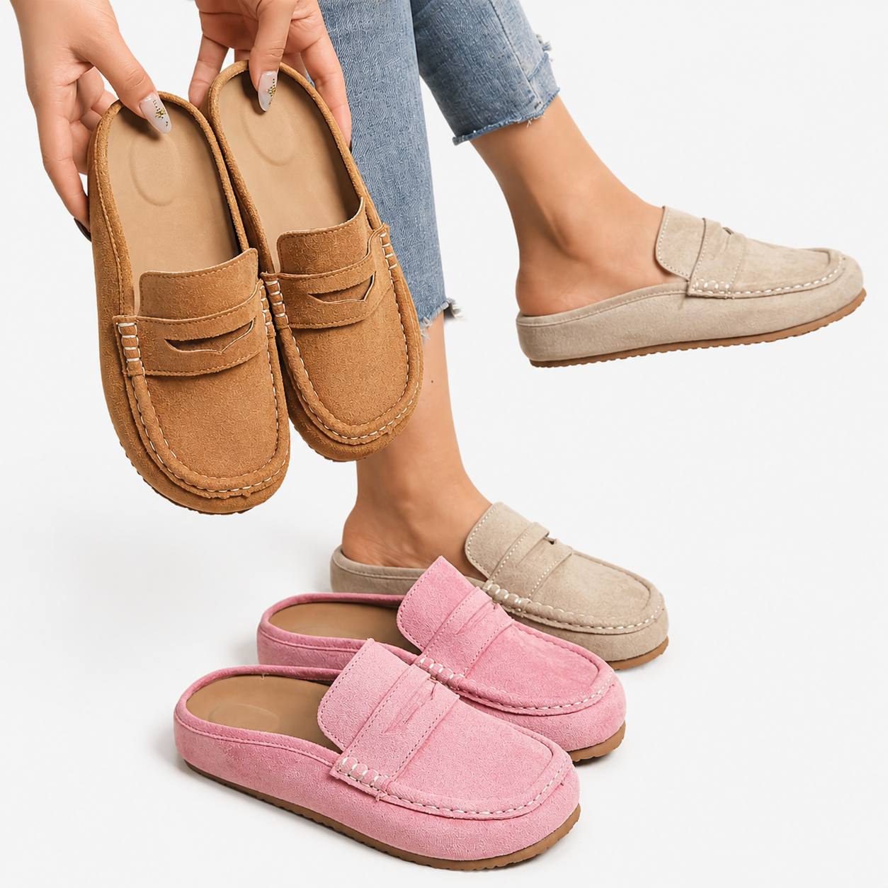 Siena | Suede Clogs