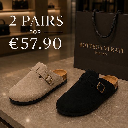 Clog in Camoscio Verona – Acquista 1, Ricevi 1 Gratis