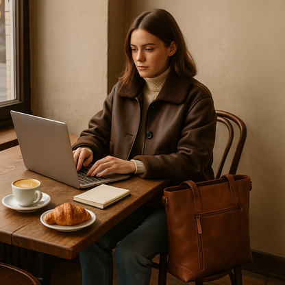 Borsa Tote Multicolore Con Tracolla Donna — Novara, immagine 6