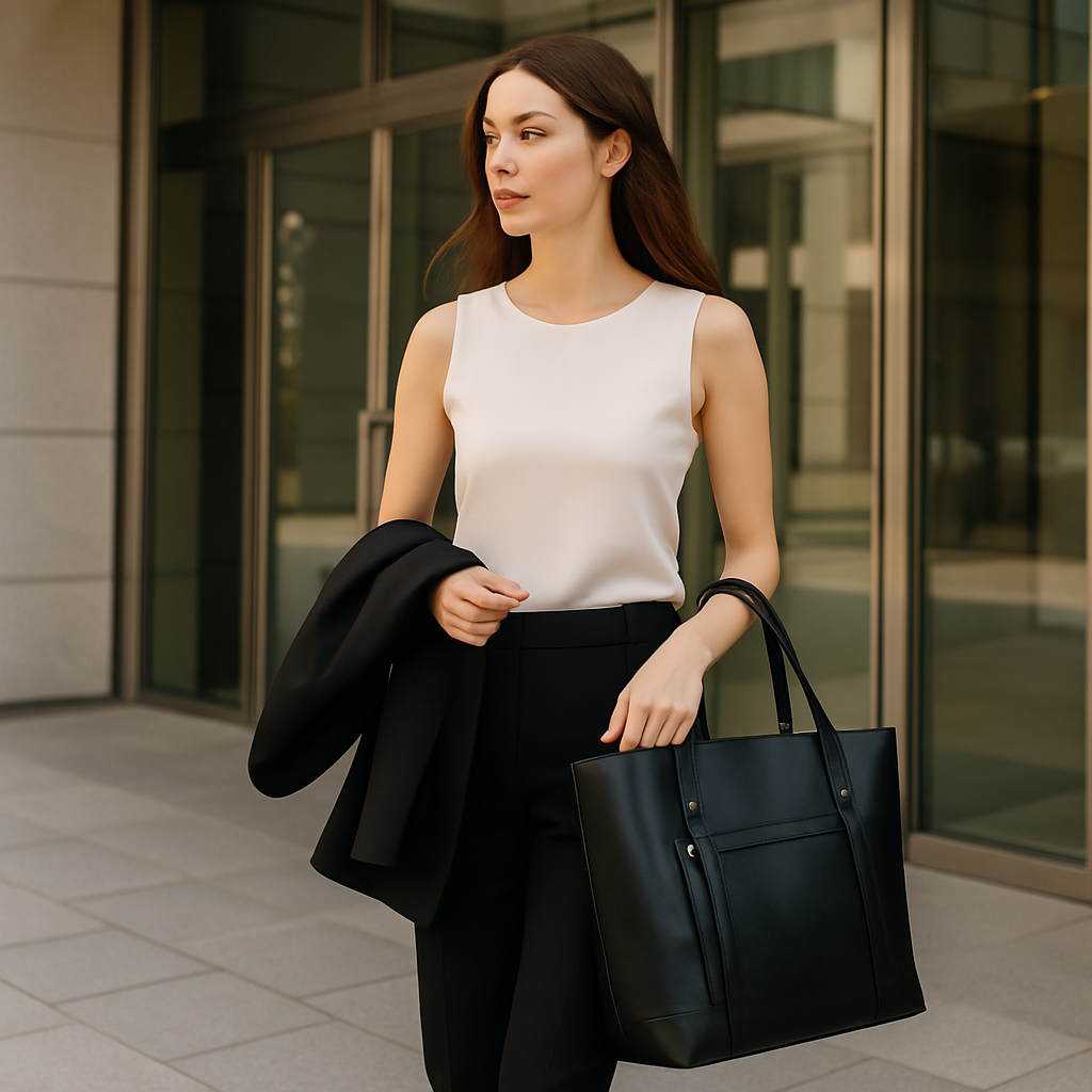 Borsa Tote Multicolore Con Tracolla Donna — Novara, immagine 5