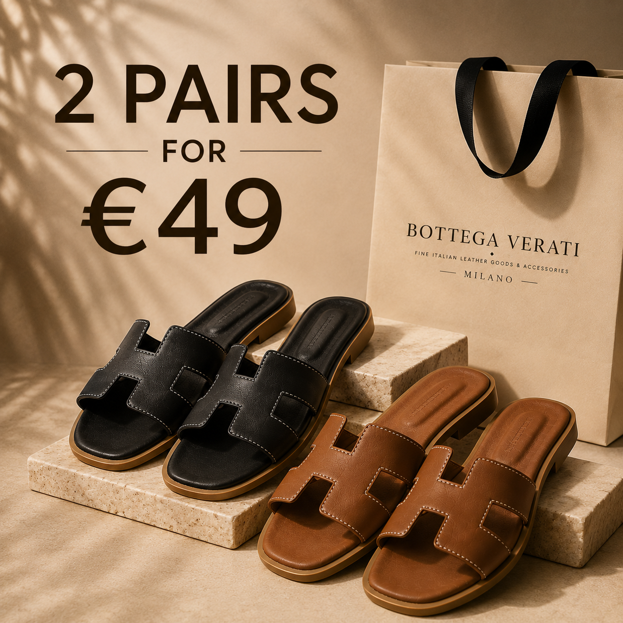 Positano™ – Sandalen aus Echtem Leder – 1+1 Gratis