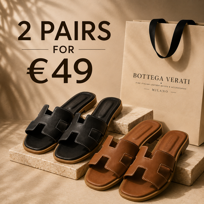 Positano™ – Sandalen aus Echtem Leder – 1+1 Gratis