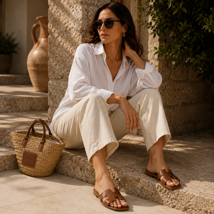 Positano™ – Sandalen aus Echtem Leder – 1+1 Gratis