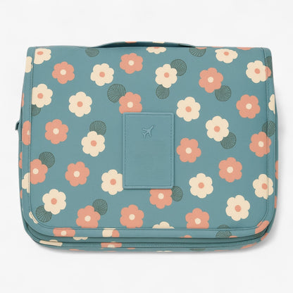 Beauty Case Da Viaggio Floreale Multiscomparto Donna — Fiore, immagine 1